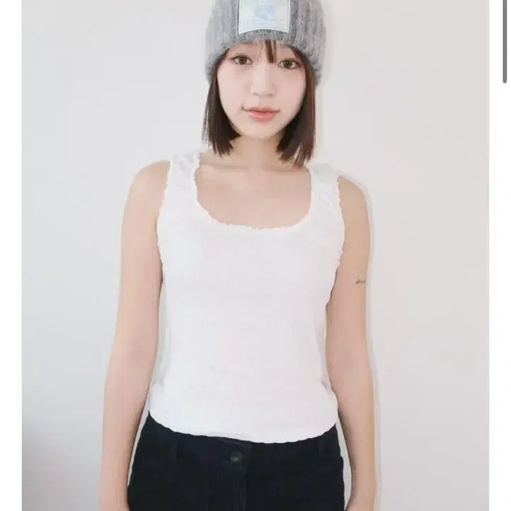 네블리노소 비니 Angel twist angora beanie