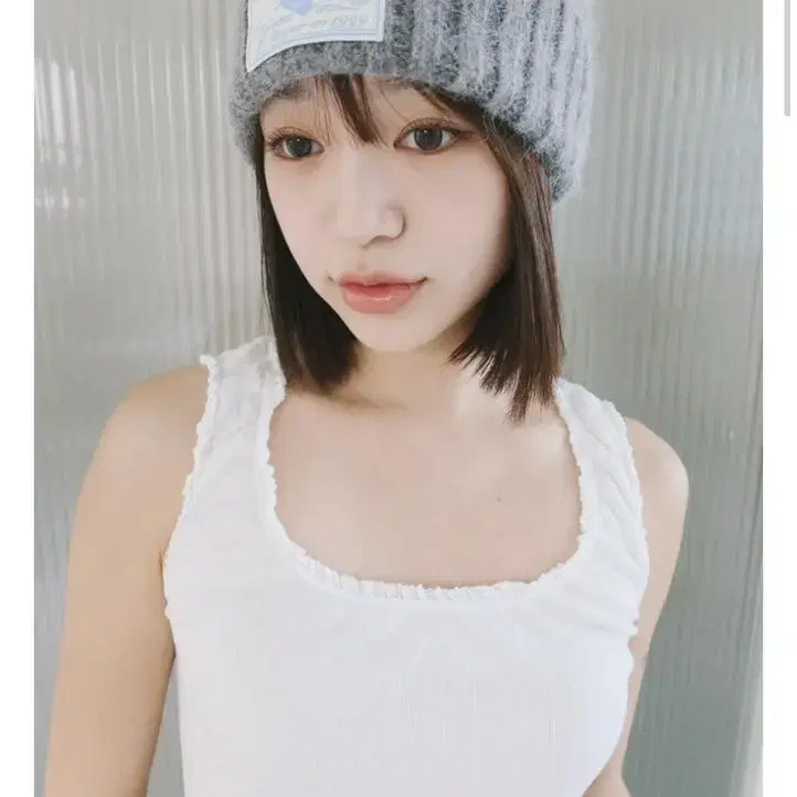 네블리노소 비니 Angel twist angora beanie