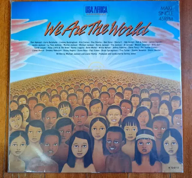 위아더월드 We are the world 마이클 잭슨 12" 싱글 LP