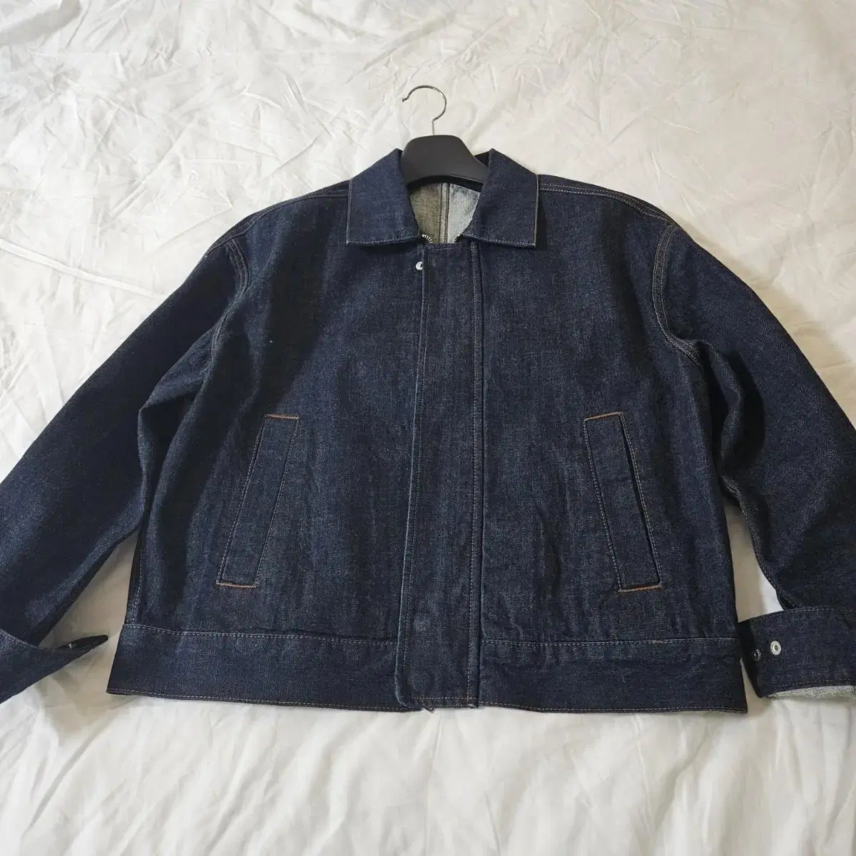 [Gentleman's Standard] CONE Oversized Denim Bloomers Jacket_Deep Indigo