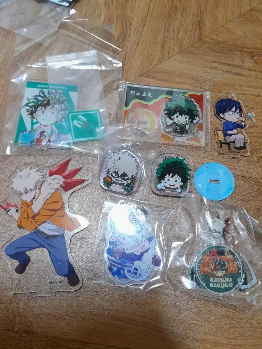 My Hero Academia Midoriya Bakugo acrylic clip Iida Gojo