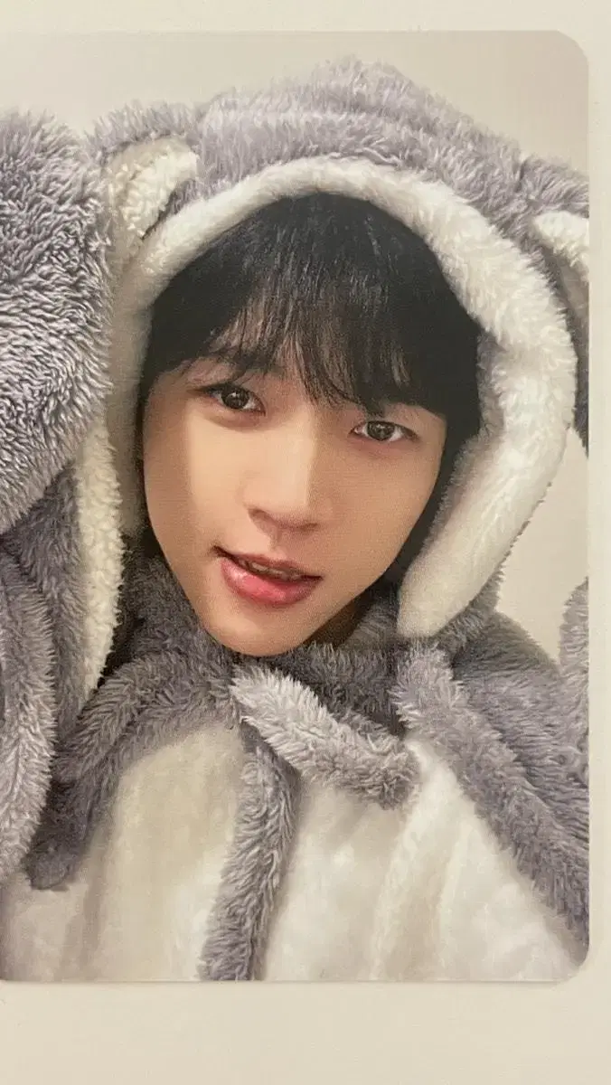 Infinite nam woohyun makestar bunny blanket photocard