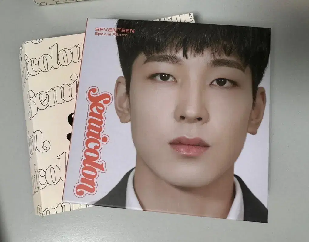 semicolon album (wonwoo jun) seungkwan lenticular