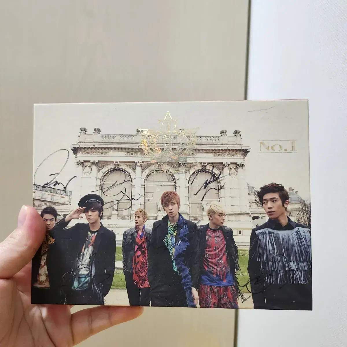 Teen Top's autograph sign album