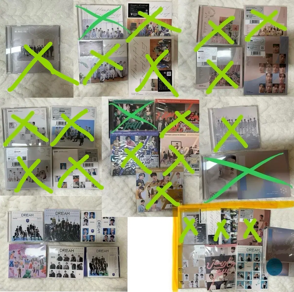 Seventeen japan album wts Sources