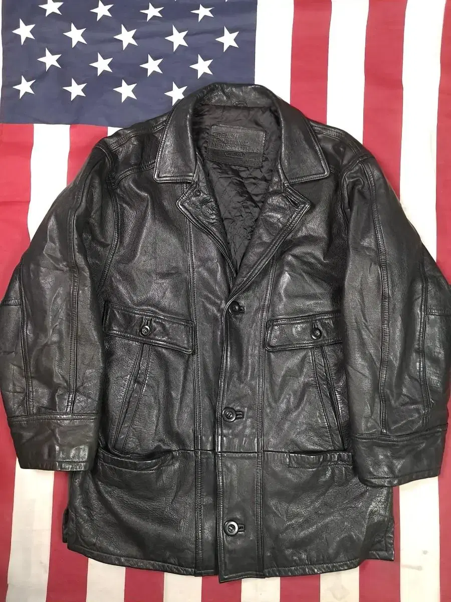 Vintage Japanese Leather Work Jacket