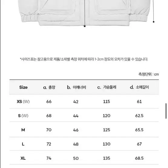 코닥 구스 패딩(드라이완료)