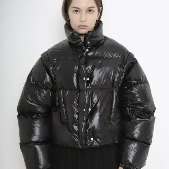 미네랄 mineral 패딩 2-WAY PUFFER/VEST (BLACK)