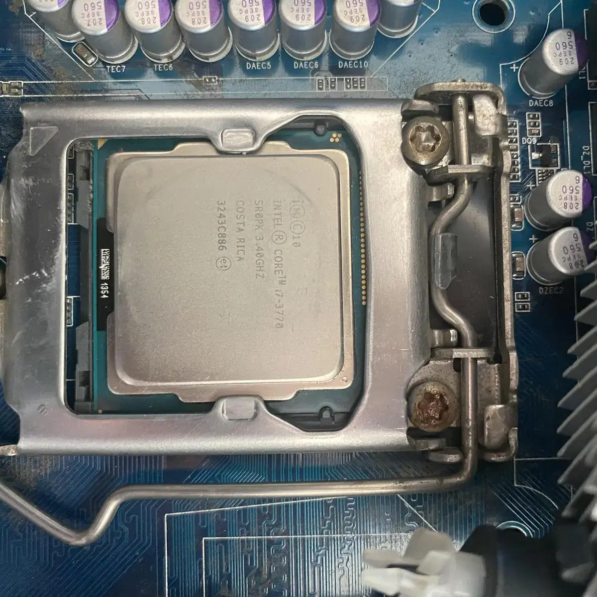 [인텔CPU] i3770 + z77 + 8gb 팝니다.