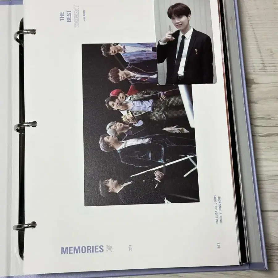 방탄소년단 2018 메모리즈 DVD 포카 포함