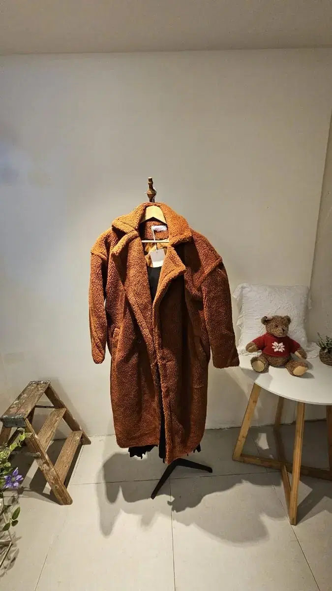 Teddy Bear Fleece Long Coat