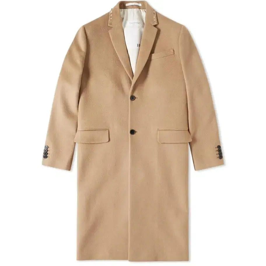 발렌티노 스터드 카멜코트. valentino camel coat