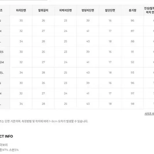 하와 스탠다드핏 바지