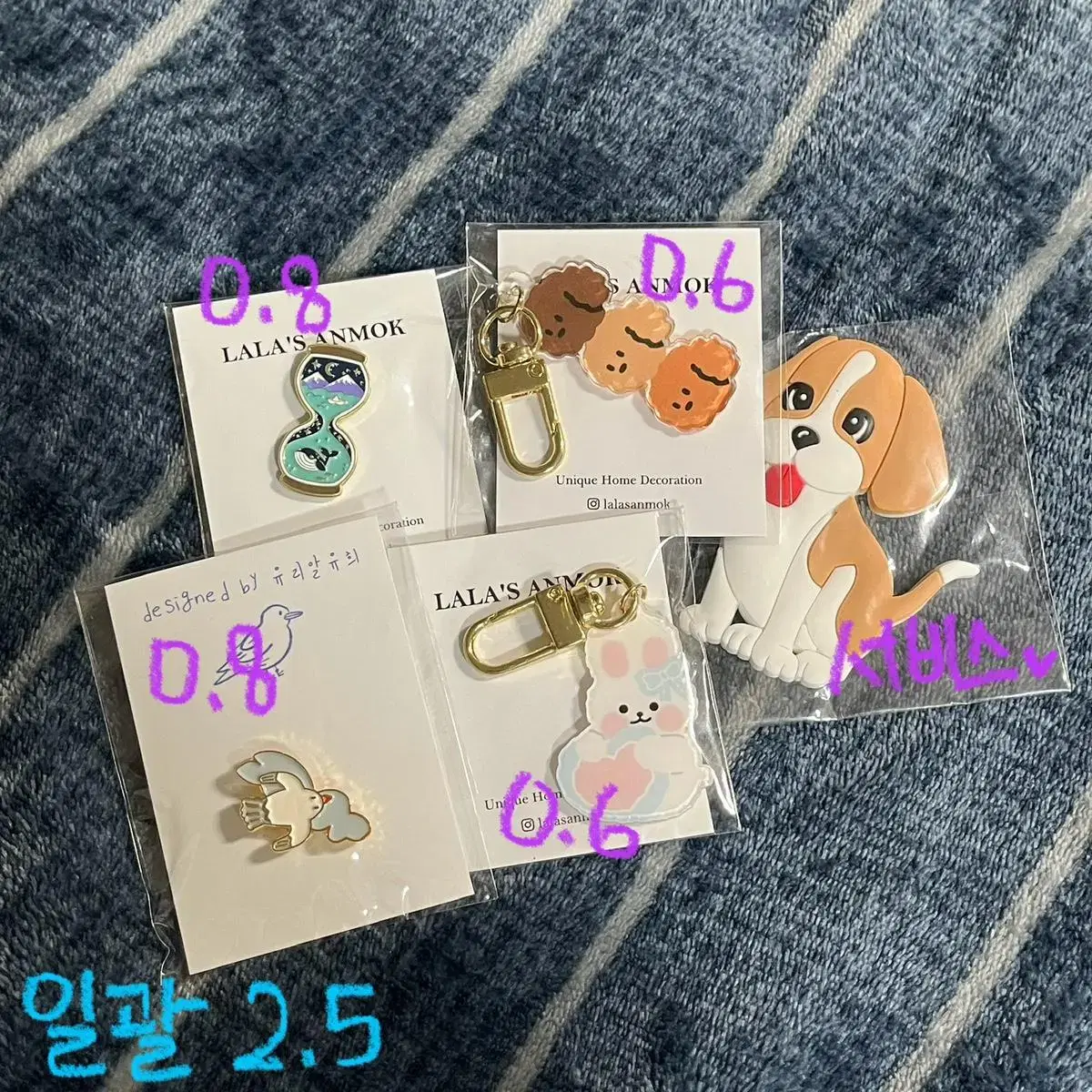 Quick sale) Interior accessories postcard keyring Badge Gangneung souvenir landscape photo sticker Memo paper