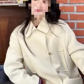 커버낫 헤링본 울 싱글 코트 버터 단종