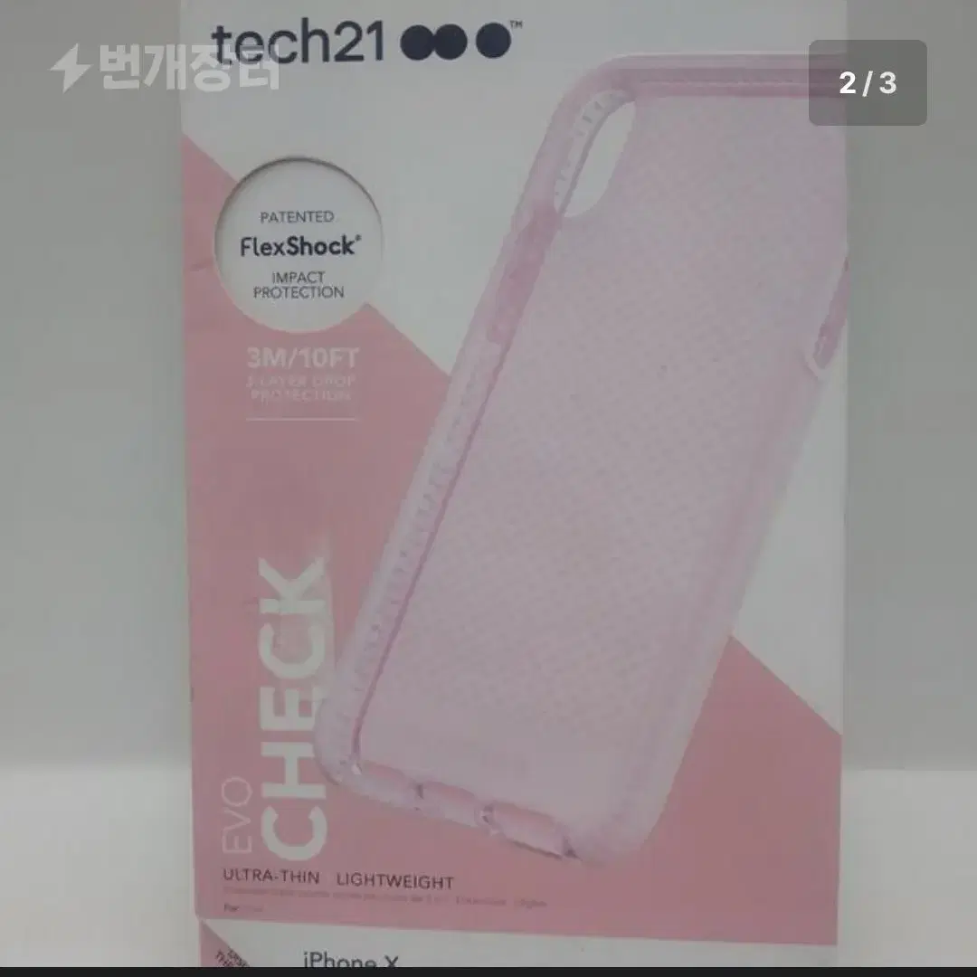 아이폰xs 아이폰x 공용 tech21 정품 evo check 케이스