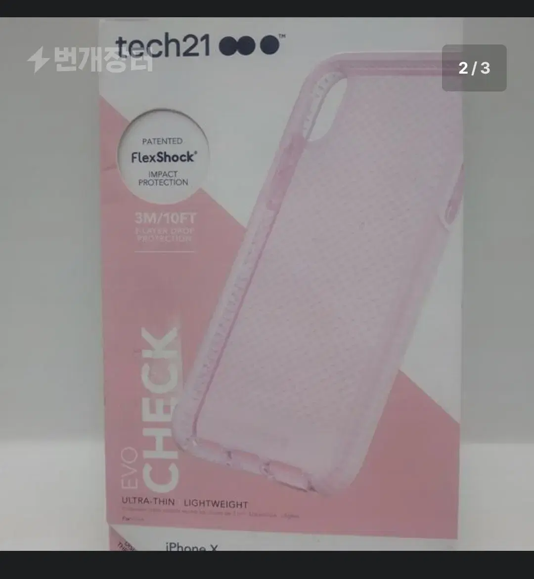 아이폰xs 아이폰x 공용 tech21 정품 evo check 케이스