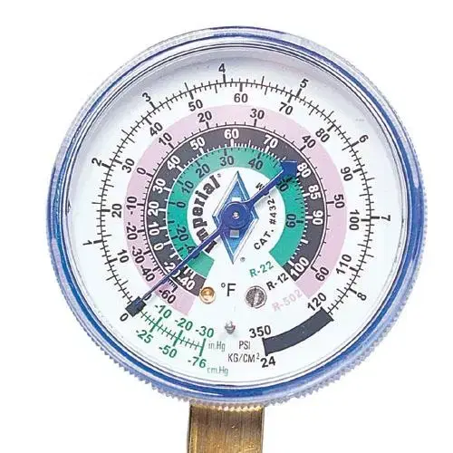 임페리얼냉동 냉동게이지 '432-CM(저압용) 1EA