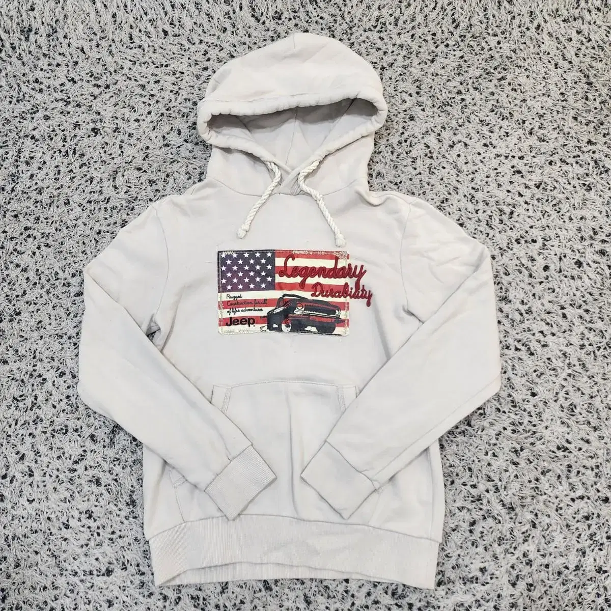 [M] Jeep Vintage Stars and Stripes Hoodie (402)