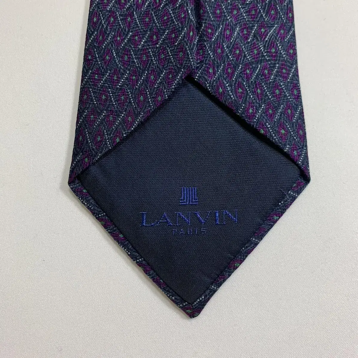 랑방(LANVIN) 명품넥타이 정장수트 100실크 A등급 9cm