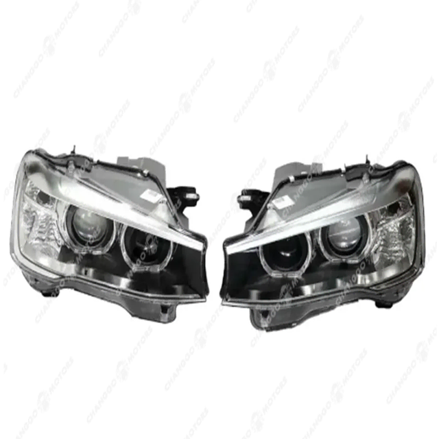 BMW F25 F26 X3 X4 제논 HID 헤드라이트 전조등 황변없는