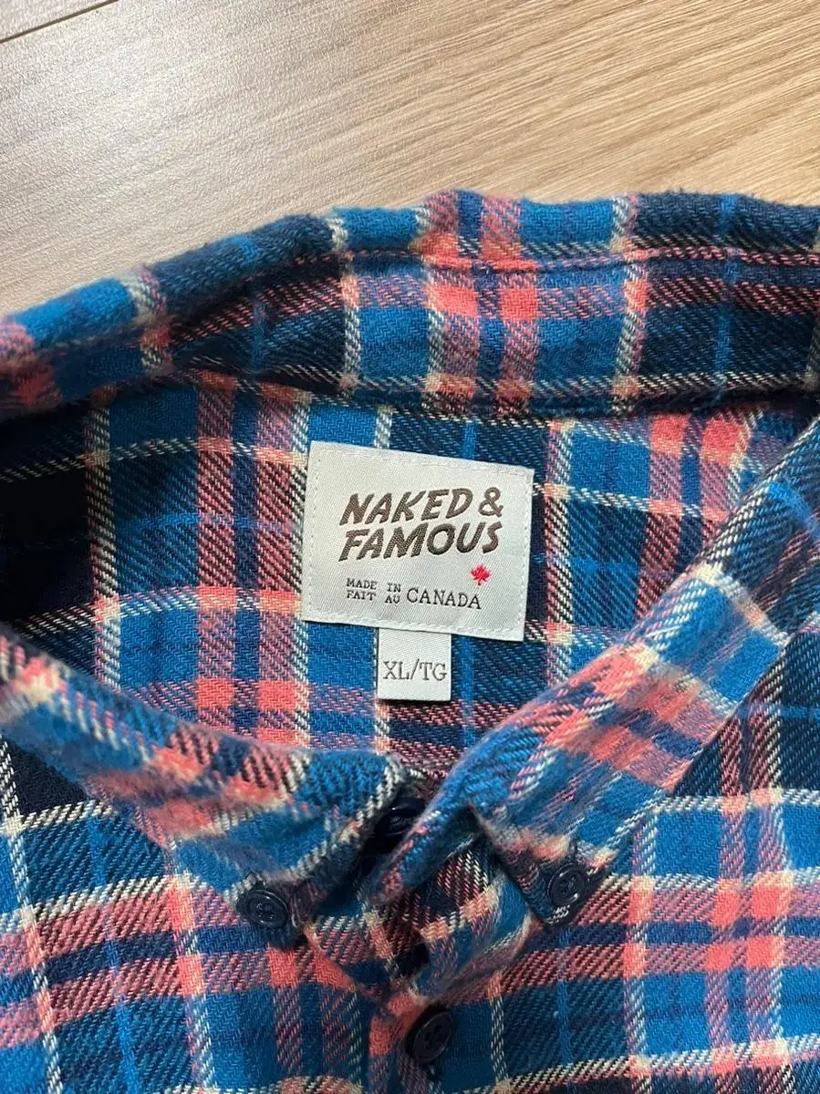 Naked & Famous Flannel Shirt XL