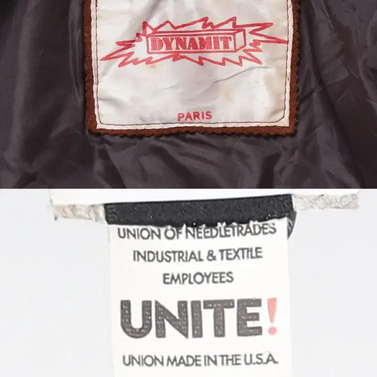 Union Made 크롭 레더 자켓