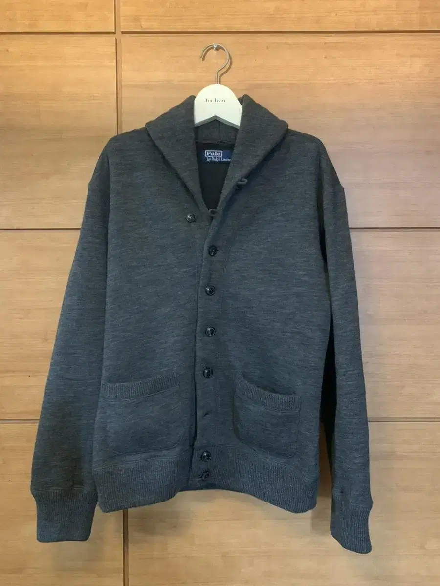 Polo pure wool cardigan men 100