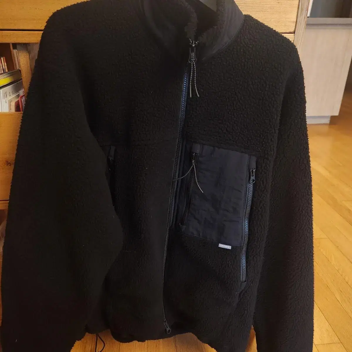 Espionage Fleece Jacket Black Large