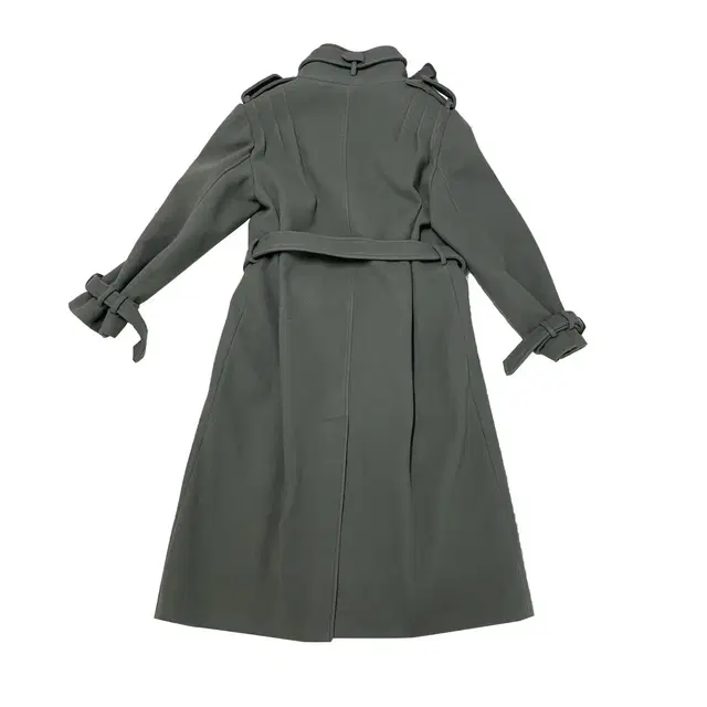 Trench wool coat