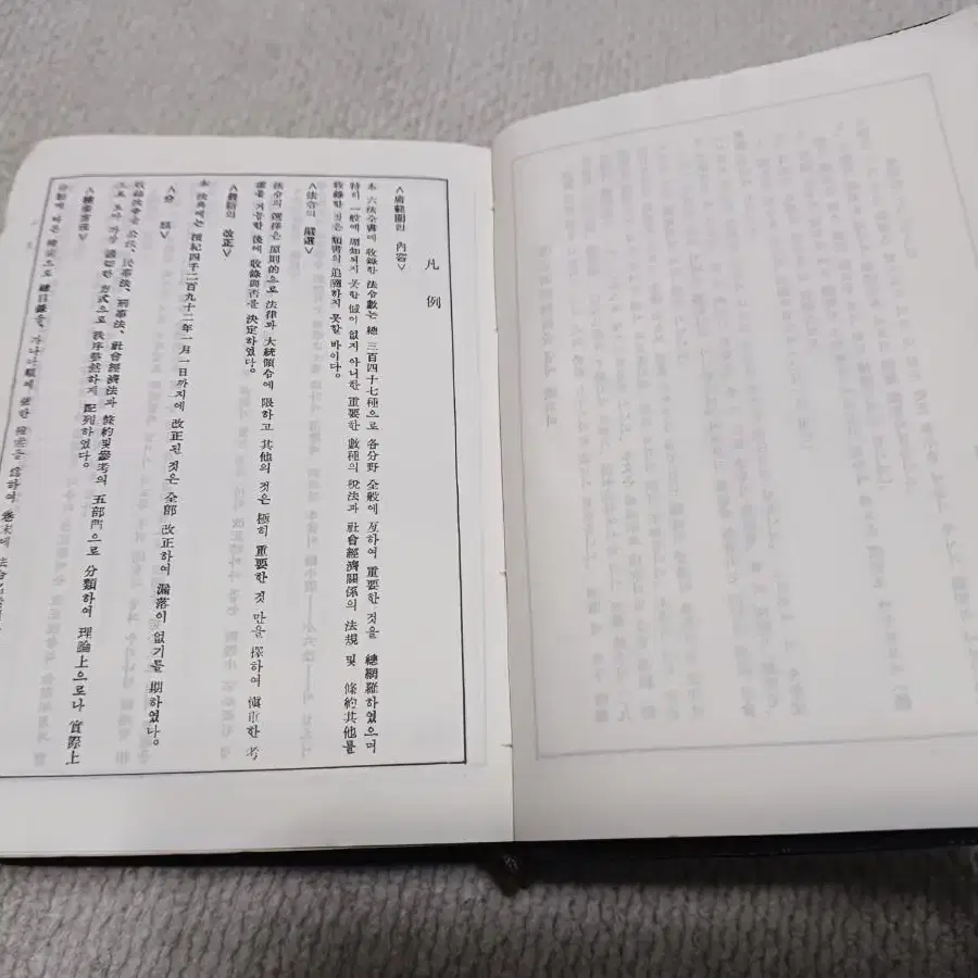 근대사 자료 육법전서 59년 발행 고전도서