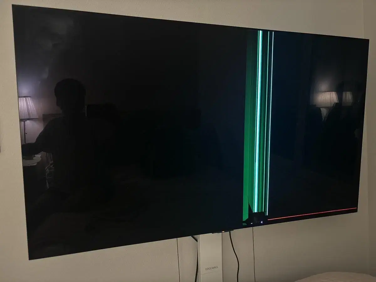 액정파손 tv LG OLED55C2SNC