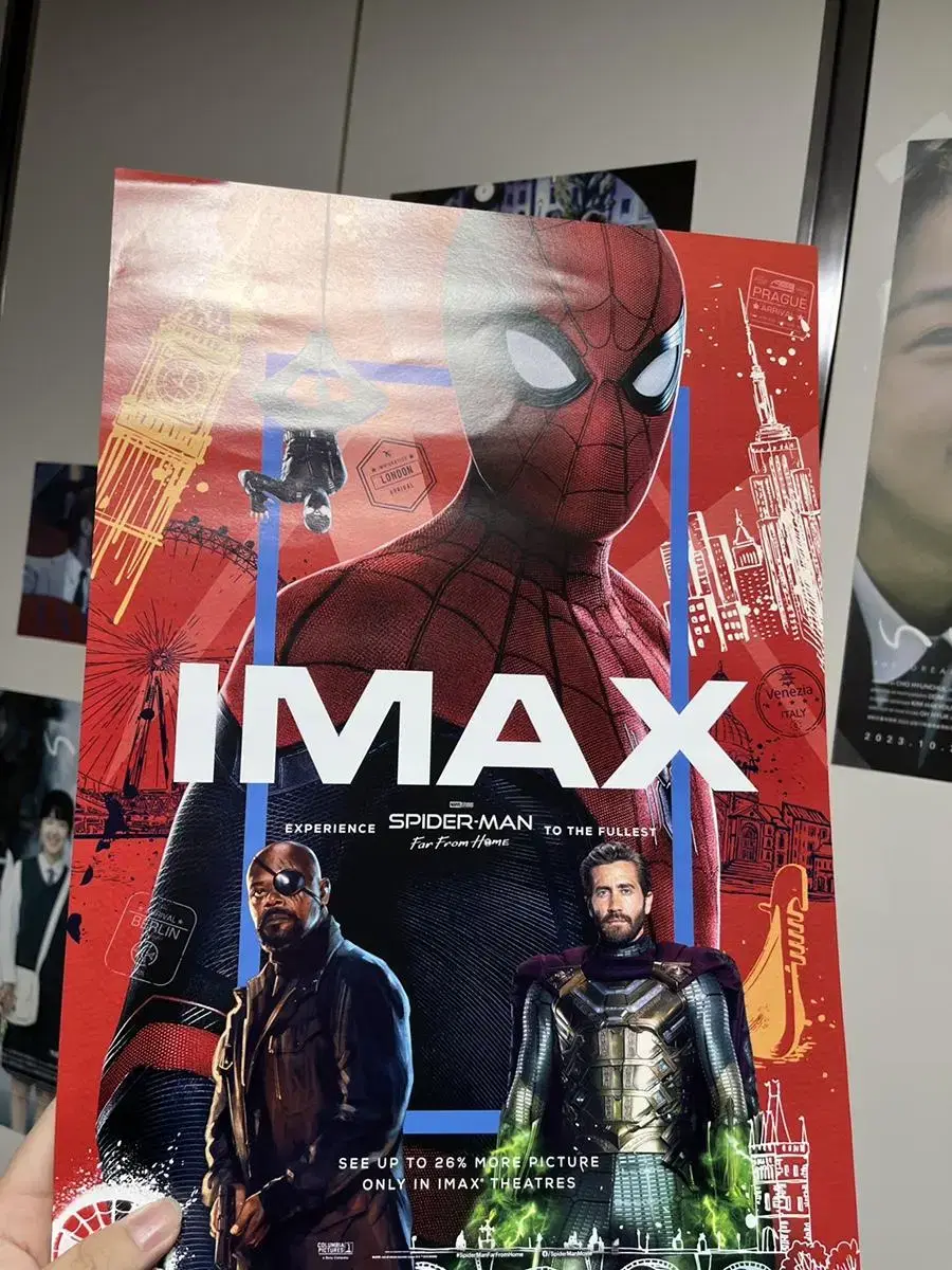 스파이더맨 파 프롬 홈 IMAX 포스터