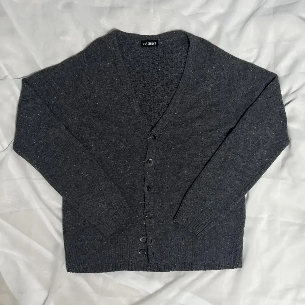 Raf Simons Merino Wool Cardigan_ MADE IN ITALY