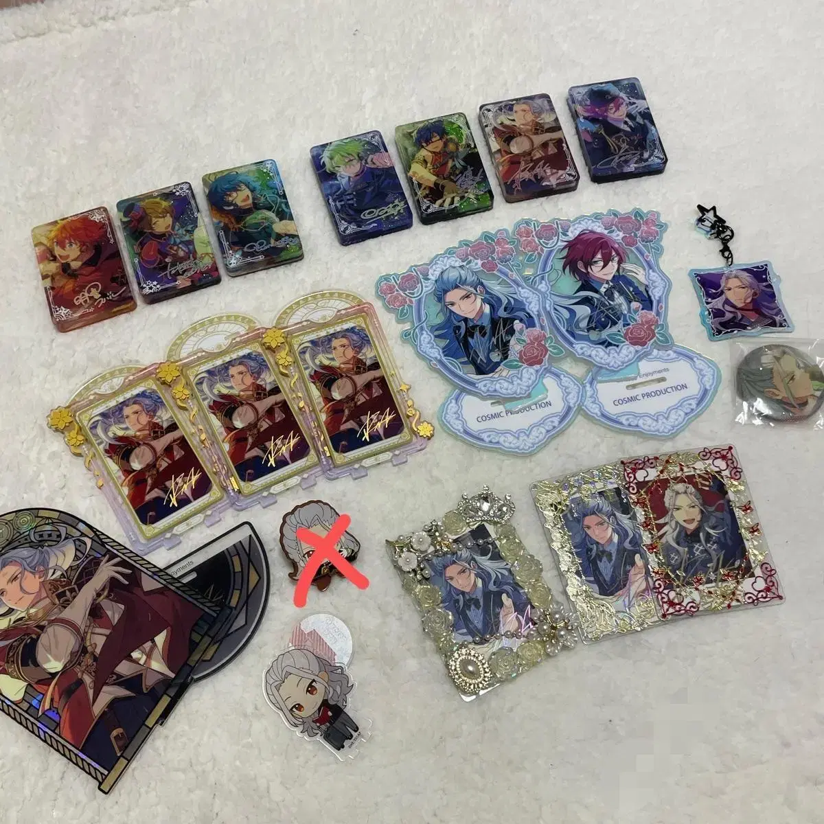 Angsta Nagisa Goods Disposal (Pseudocorota/Acrylic/Rotating Acrylic/Vine Acrylic/Clip)