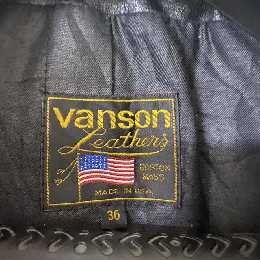 벤슨 VANSON 라이더 자켓 36(S)