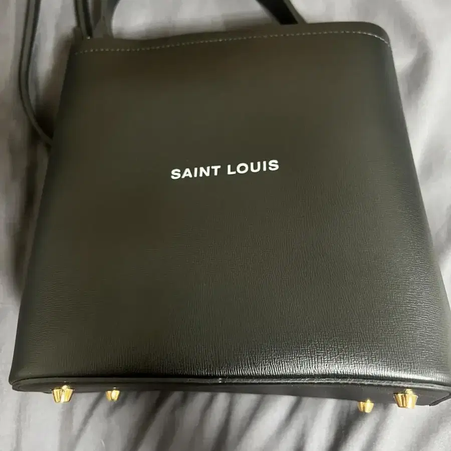 Saint louis 탑핸들 버킷백 블랙