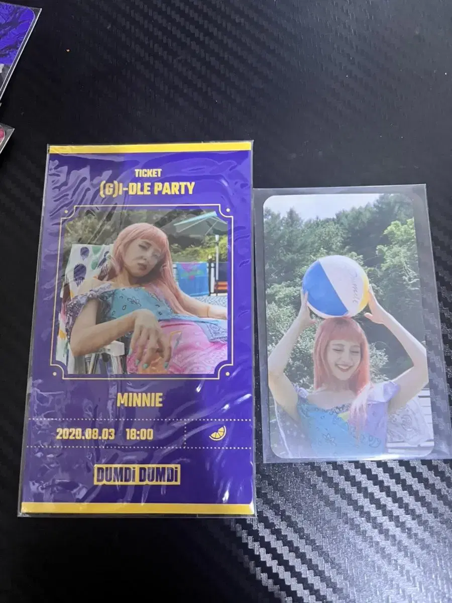 dumdumdumdum minnie girl idle photocard postcard bulk