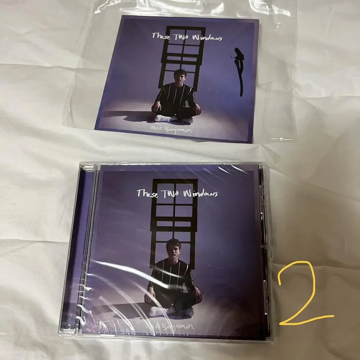 알렉벤자민 these two windows 친필사인반 앨범 cd