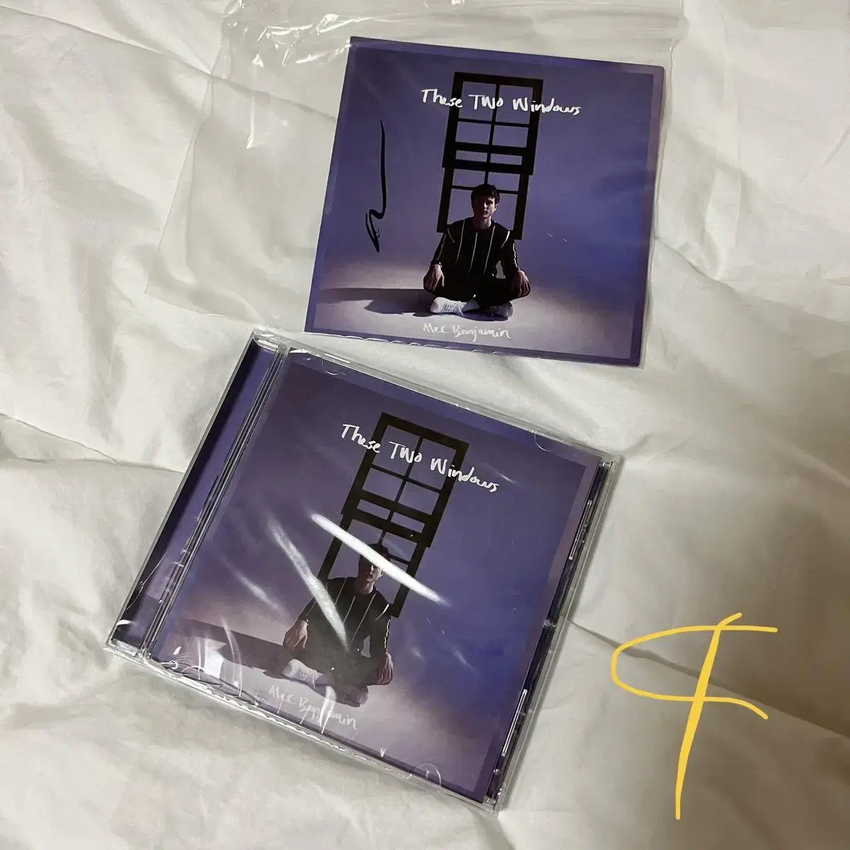 알렉벤자민 these two windows 친필사인반 앨범 cd