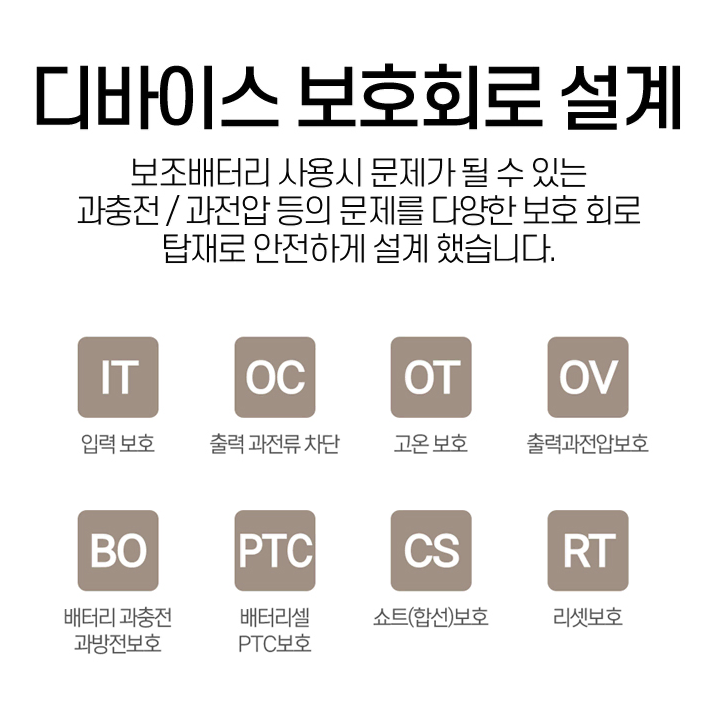 보조 배터리 10000 화이트 블랙