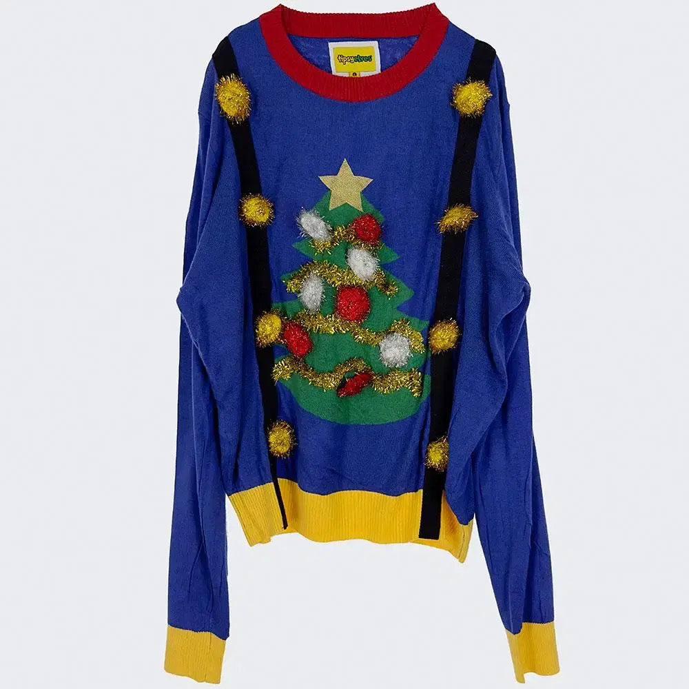 [Men's 105] JPN Christmas Knit Sweater acrylic Winter (17540)