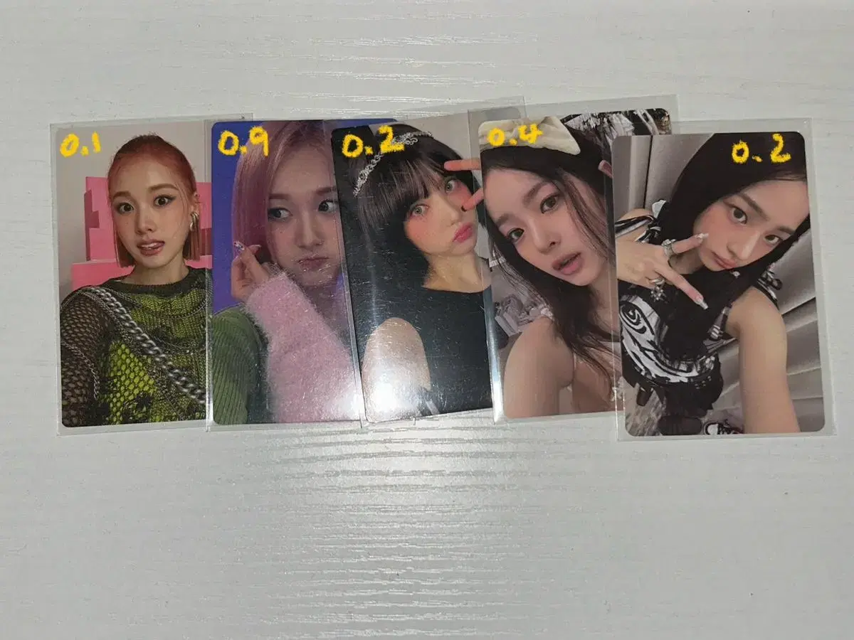 Yeodol (stayc jaeyi viviz eunha new jeans minji hanni) photocard wts