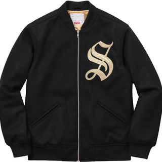 SUPREME Old English Zip Varsity Jacket | 브랜드 중고거래 플랫폼