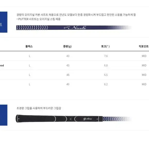 여성 골프채셋트 다이와 니콜 지쓰리 입문자용 풀세트 캐디백 포함