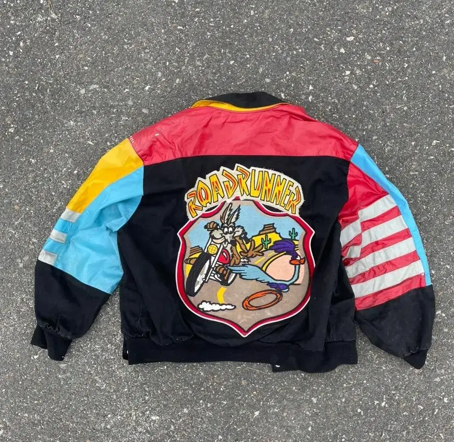 Vintage Jeff Hamilton Looney Tunes Roadrunner Jacket L-XL