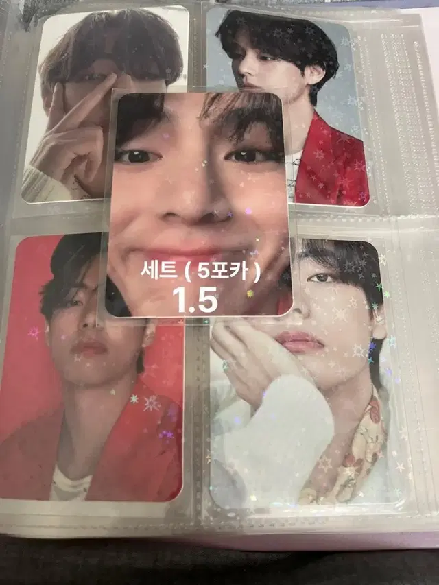 방탄 포카 BTS V 뷔 Dicon 포카 pc 세트 set SELL