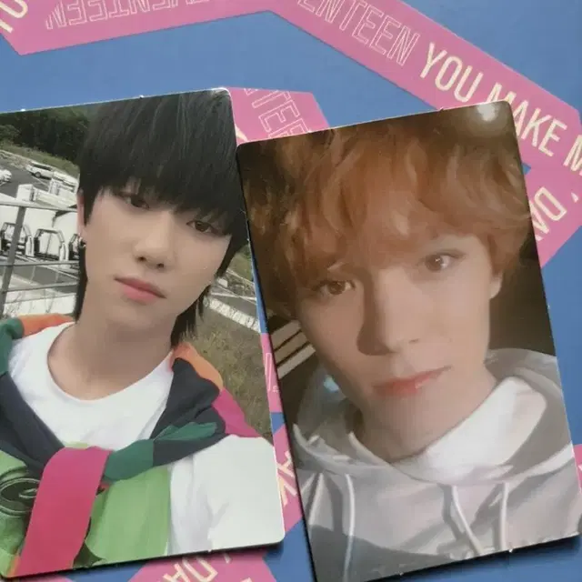 세븐틴 어쩌나 YOU MAKE MY DAY 포카 버논 한솔 디에잇 명호