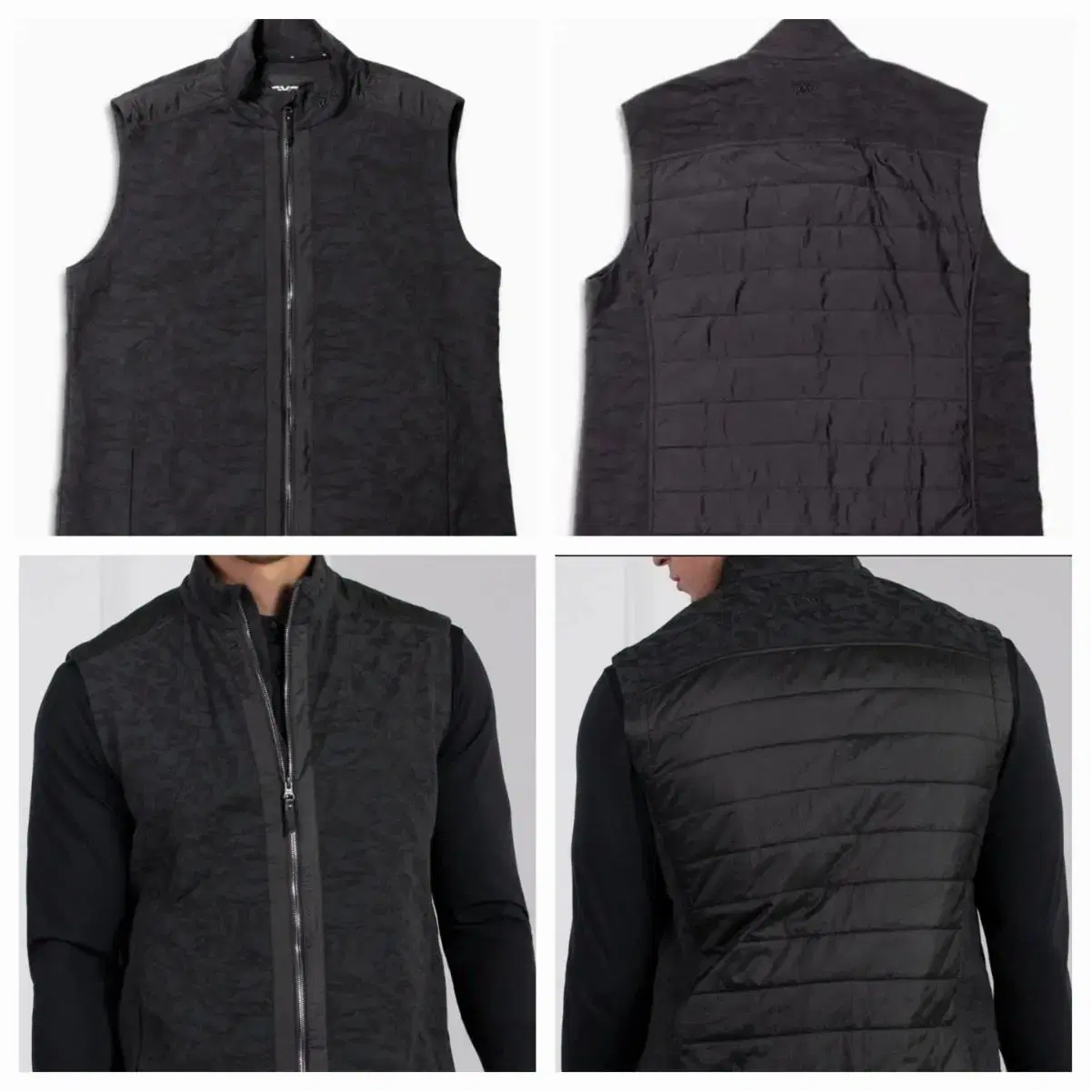 PXG  다크니스 high collar vest (S, XL)