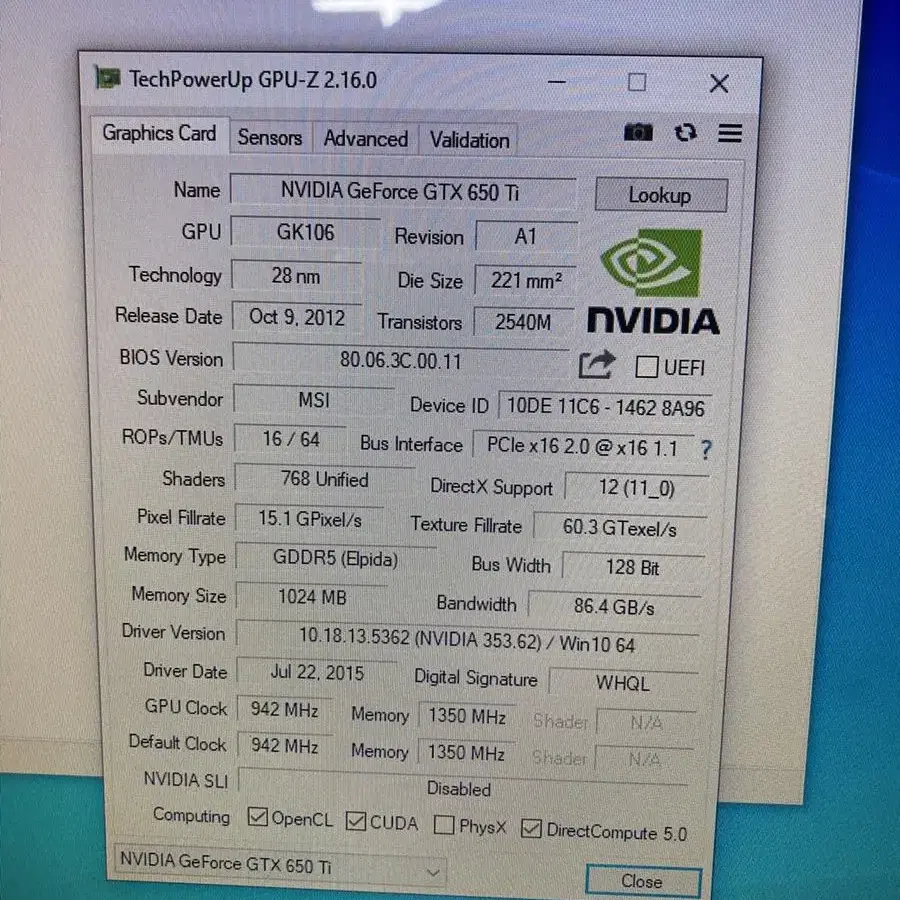 GTX 650ti